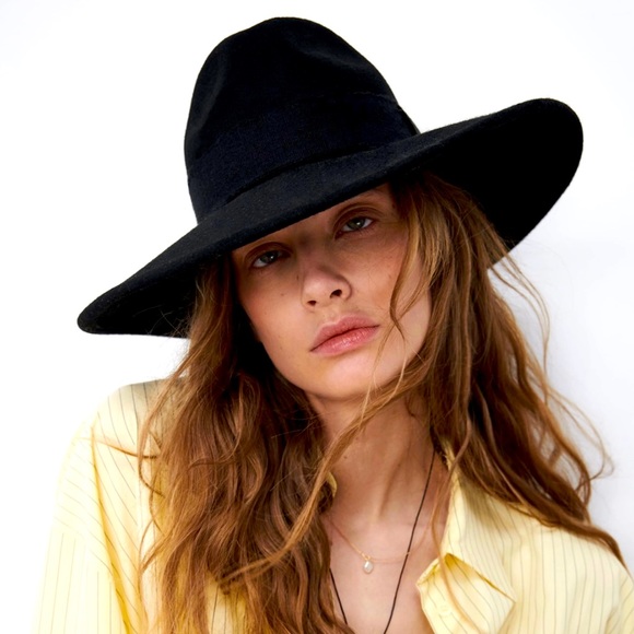felt hat zara 
